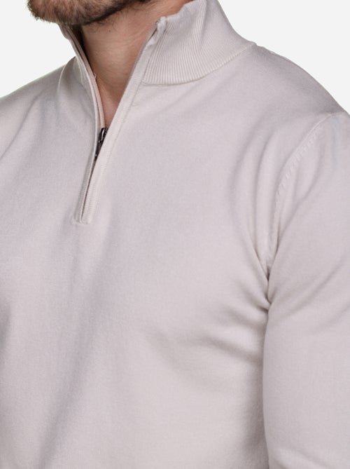 Pull col montant zippé - Kiabi Pull col montant zippé - Kiabi