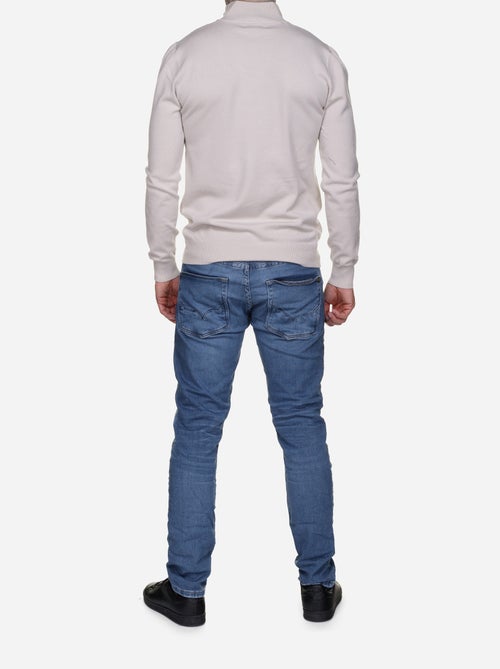 Pull col montant zippé - Kiabi Pull col montant zippé - Kiabi