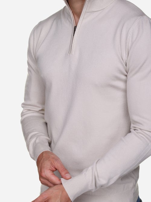 Pull col montant zippé - Kiabi Pull col montant zippé - Kiabi