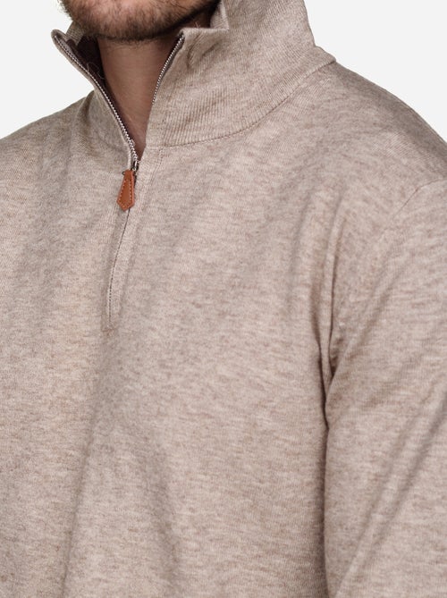 Pull col montant zippé - Kiabi Pull col montant zippé - Kiabi