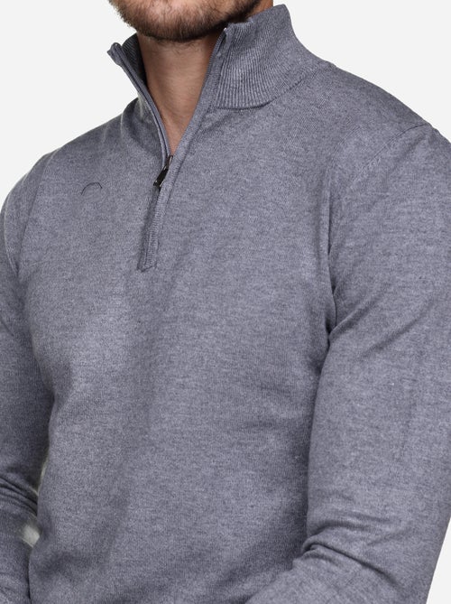 Pull col montant zippé - Kiabi
