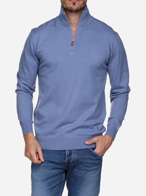 Pull col montant zippé - Kiabi