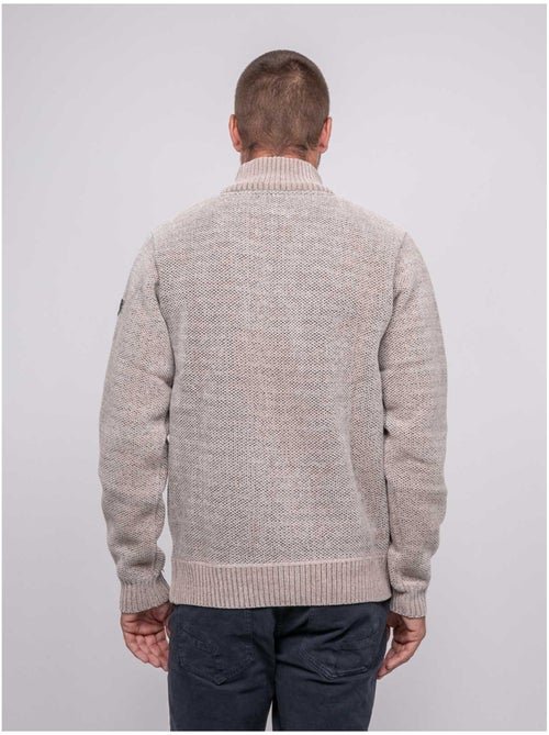 Pull col montant zippé LANGUR - Kiabi