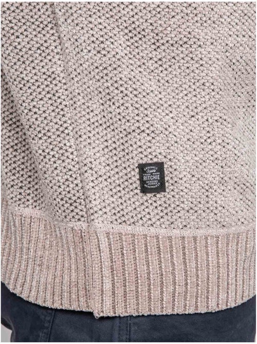 Pull col montant zippé LANGUR - Kiabi