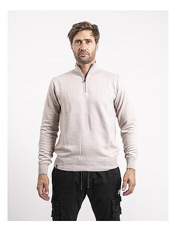 Pull col montant zippé LARKO