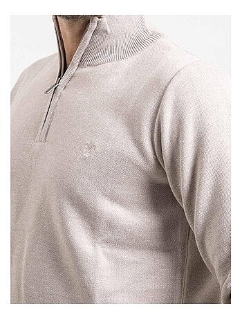 Pull col montant zippé LARKO