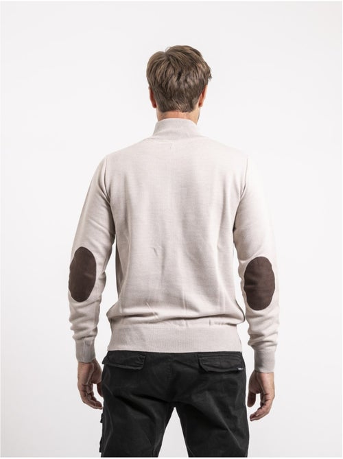 Pull col montant zippé LARKO - Kiabi