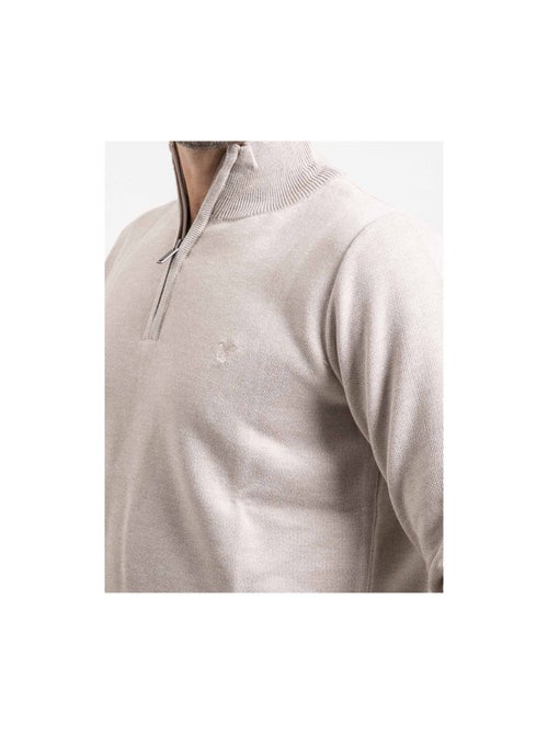 Pull col montant zippé LARKO - Kiabi