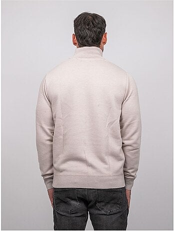 Pull col montant zippé larko