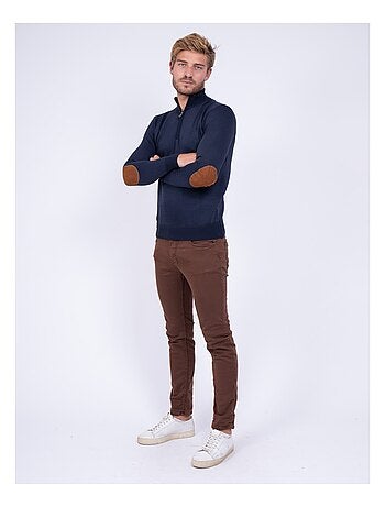 Pull col montant zippé LARKO