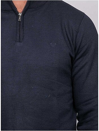 Pull col montant zippé larko
