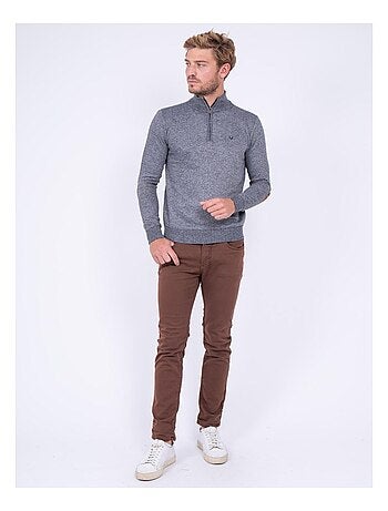 Pull col montant zippé LARKO