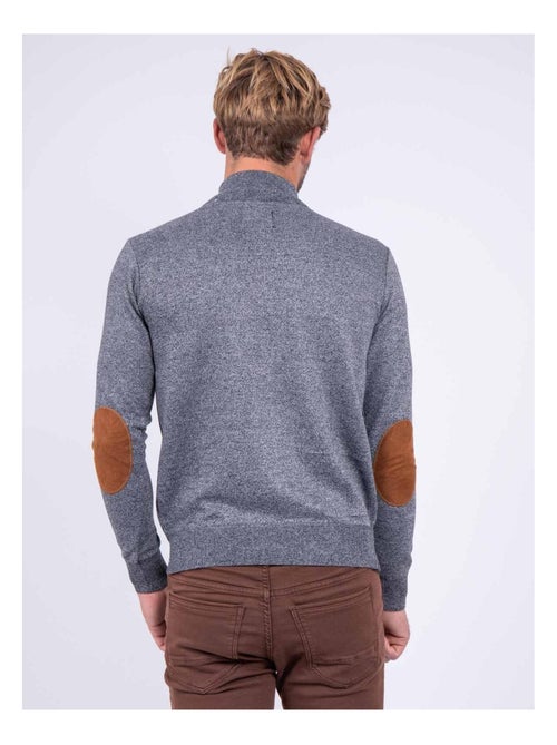 Pull col montant zippé LARKO - Kiabi