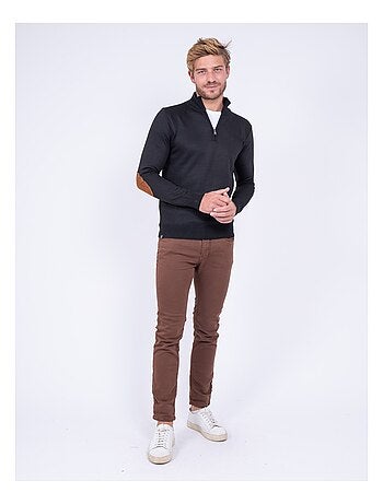 Pull col montant zippé LARKO