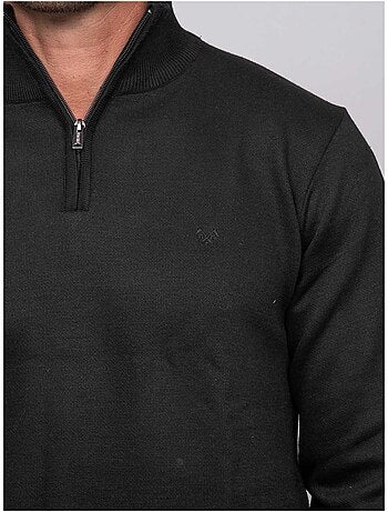 Pull col montant zippé larko