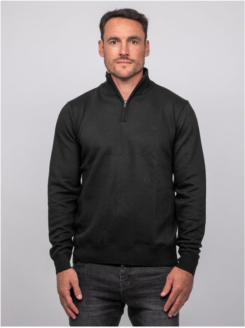 Pull col montant zippé larko - Kiabi Pull col montant zippé larko - Kiabi