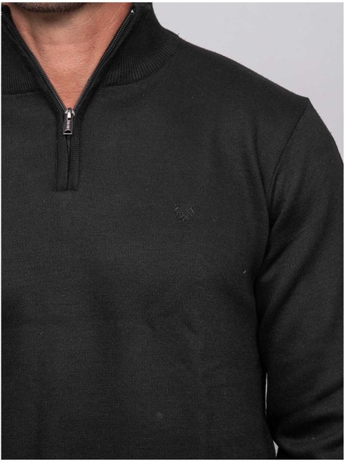 Pull col montant zippé larko - Kiabi Pull col montant zippé larko - Kiabi