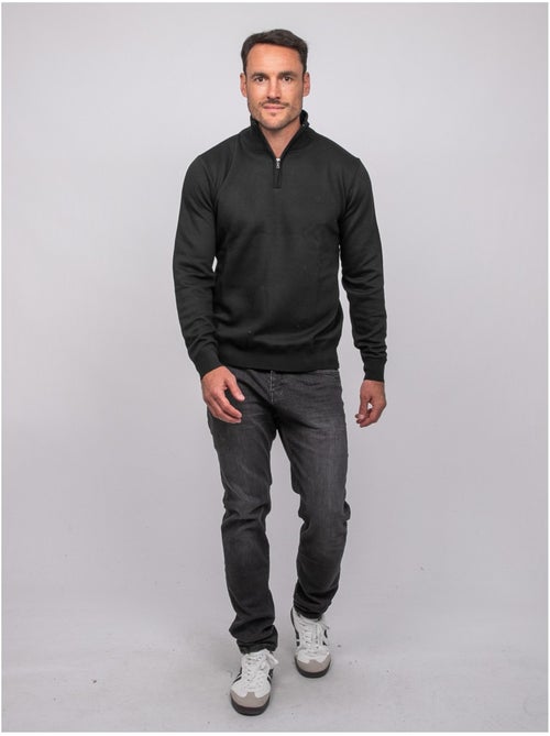 Pull col montant zippé larko - Kiabi Pull col montant zippé larko - Kiabi