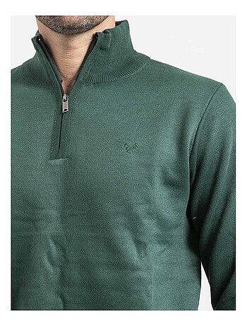Pull col montant zippé LARKO