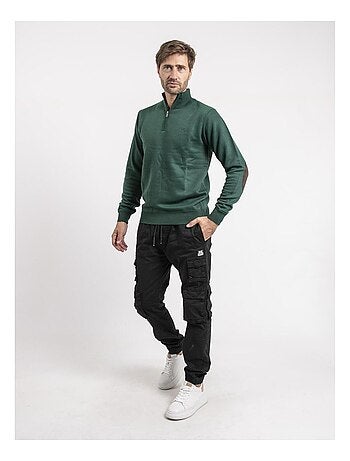 Pull col montant zippé LARKO