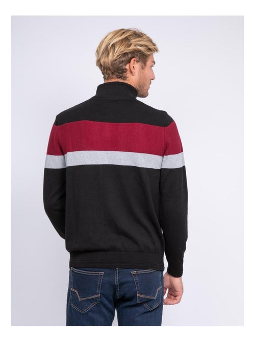 Pull col montant zippé LONYX - Kiabi