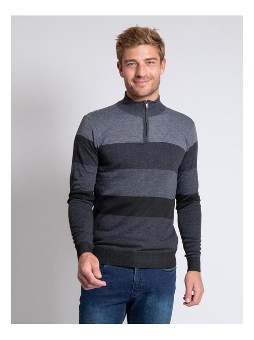 Pull col montant zippé LOSIBIL - Kiabi