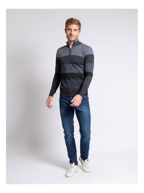 Pull col montant zippé LOSIBIL - Kiabi