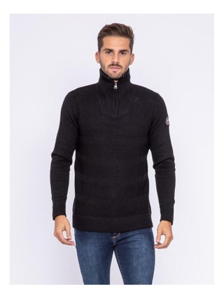 Pull col montant zippé LULU