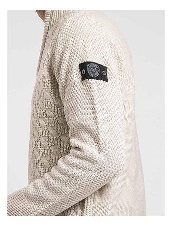 Pull col montant zippé LUSTANG