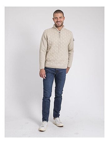 Pull col montant zippé LUSTANG