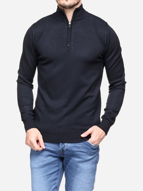 Pull col montant zippé - Kiabi