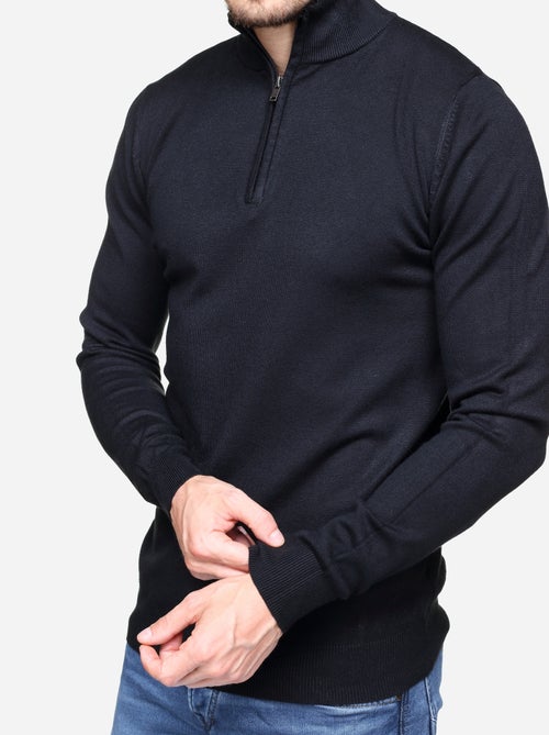 Pull col montant zippé - Kiabi Pull col montant zippé - Kiabi