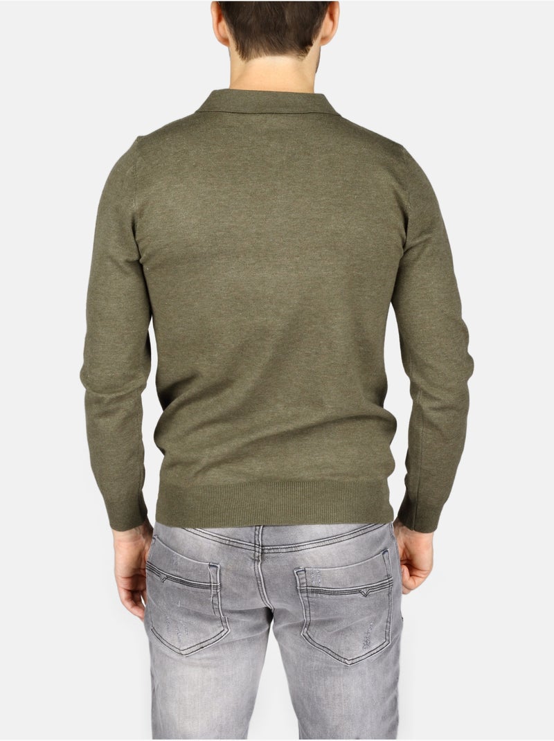 Pull col polo - Kenzarro Kaki - Kiabi
