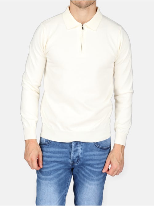 Pull col polo à zip - Kenzarro - Kiabi Pull col polo à zip - Kenzarro - Kiabi