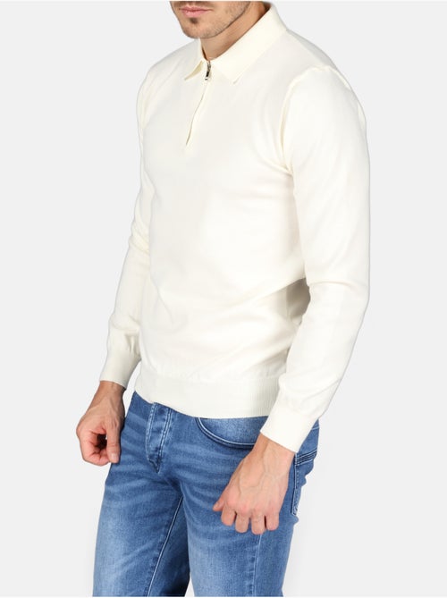 Pull col polo à zip - Kenzarro - Kiabi Pull col polo à zip - Kenzarro - Kiabi