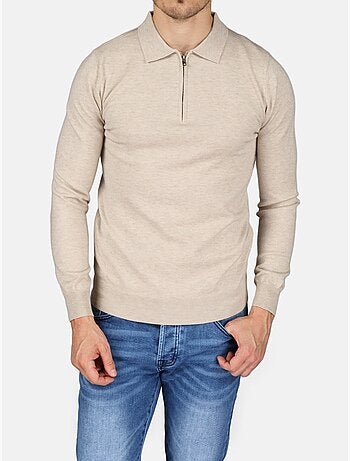 Pull col polo à zip - Kenzarro