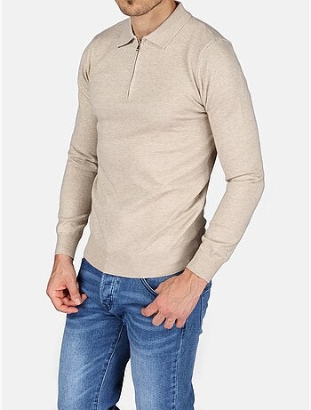 Pull col polo à zip - Kenzarro