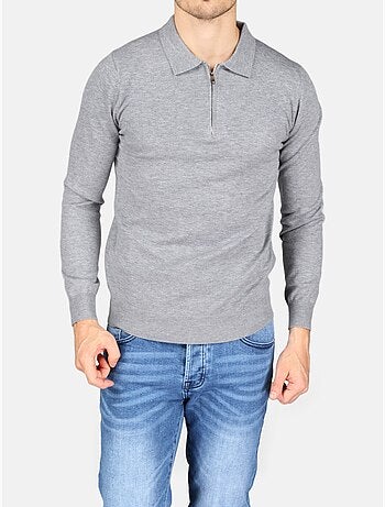 Pull col polo à zip - Kenzarro