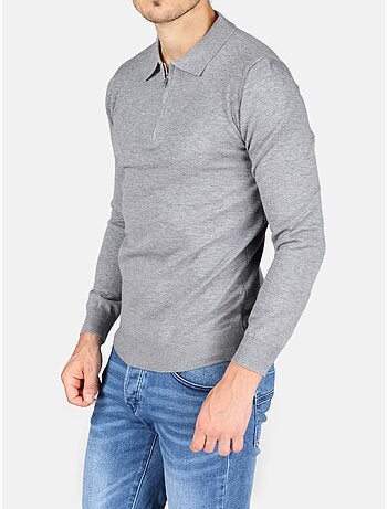 Pull col polo à zip - Kenzarro
