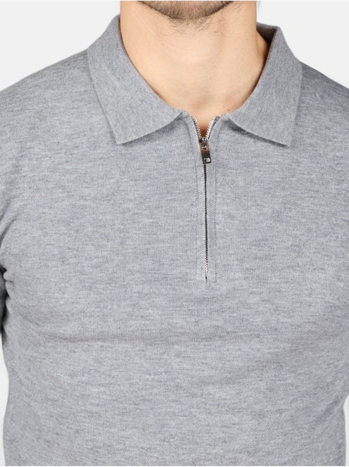 Pull col polo à zip - Kenzarro - Kiabi Pull col polo à zip - Kenzarro - Kiabi