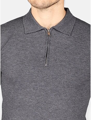 Pull col polo à zip - Kenzarro