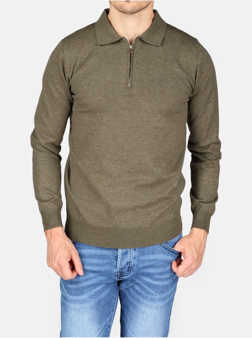 Pull col polo à zip - Kenzarro - Kiabi Pull col polo à zip - Kenzarro - Kiabi