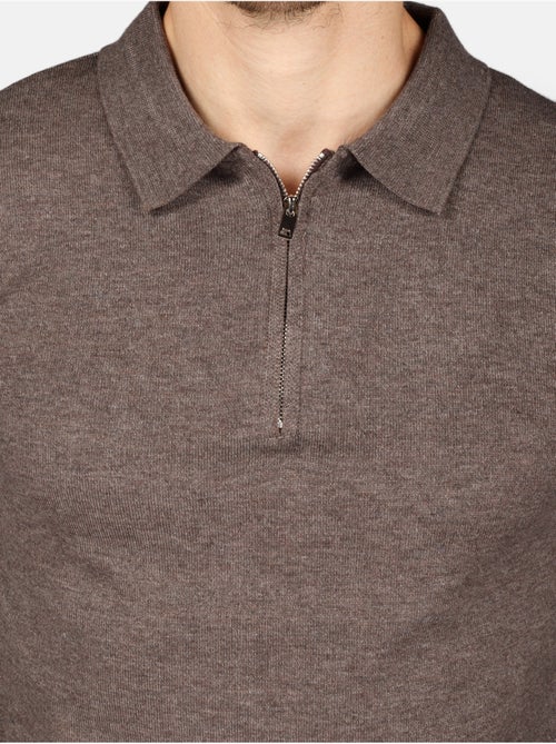 Pull col polo à zip - Kenzarro - Kiabi Pull col polo à zip - Kenzarro - Kiabi