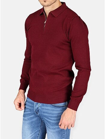 Pull col polo à zip - Kenzarro