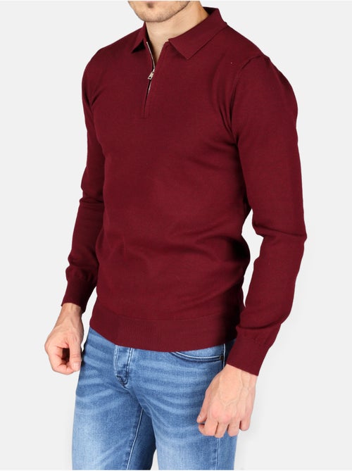 Pull col polo à zip - Kenzarro - Kiabi Pull col polo à zip - Kenzarro - Kiabi