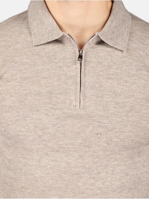 Pull col polo à zip - Kenzarro - Kiabi Pull col polo à zip - Kenzarro - Kiabi