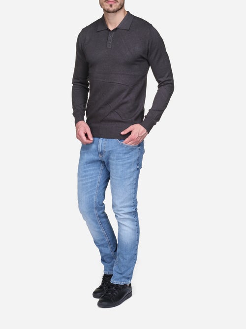 Pull col polo - Kiabi