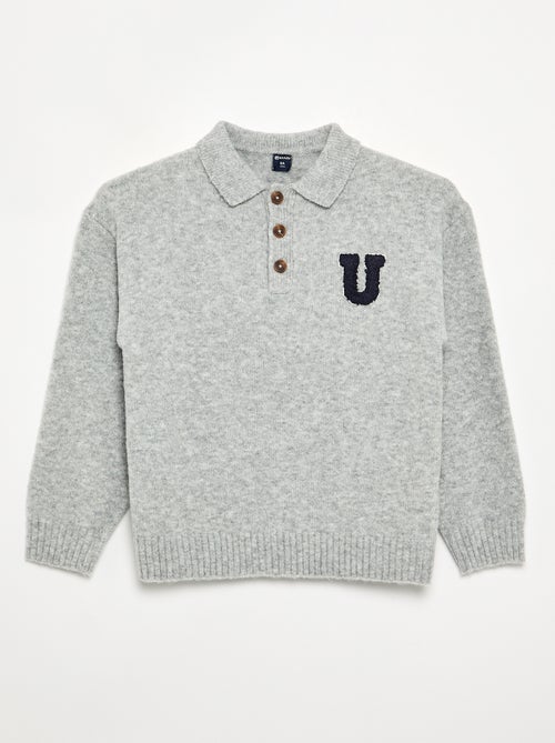 Pull col polo - Kiabi