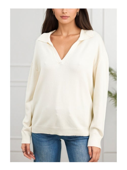 Pull col Polo Kebello - Kiabi