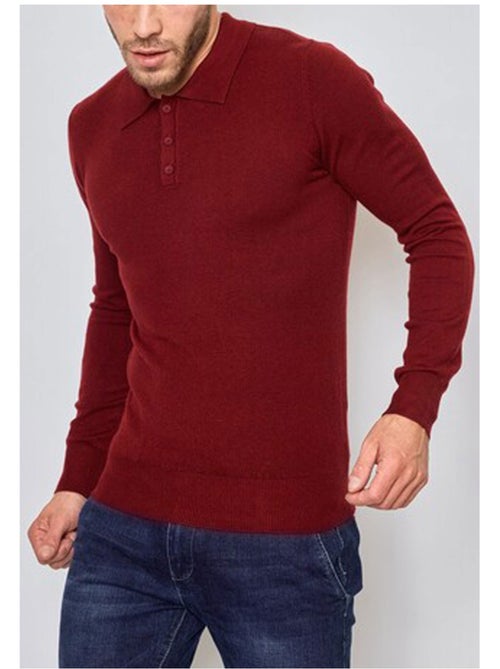 Pull col polo Kebello - Kiabi